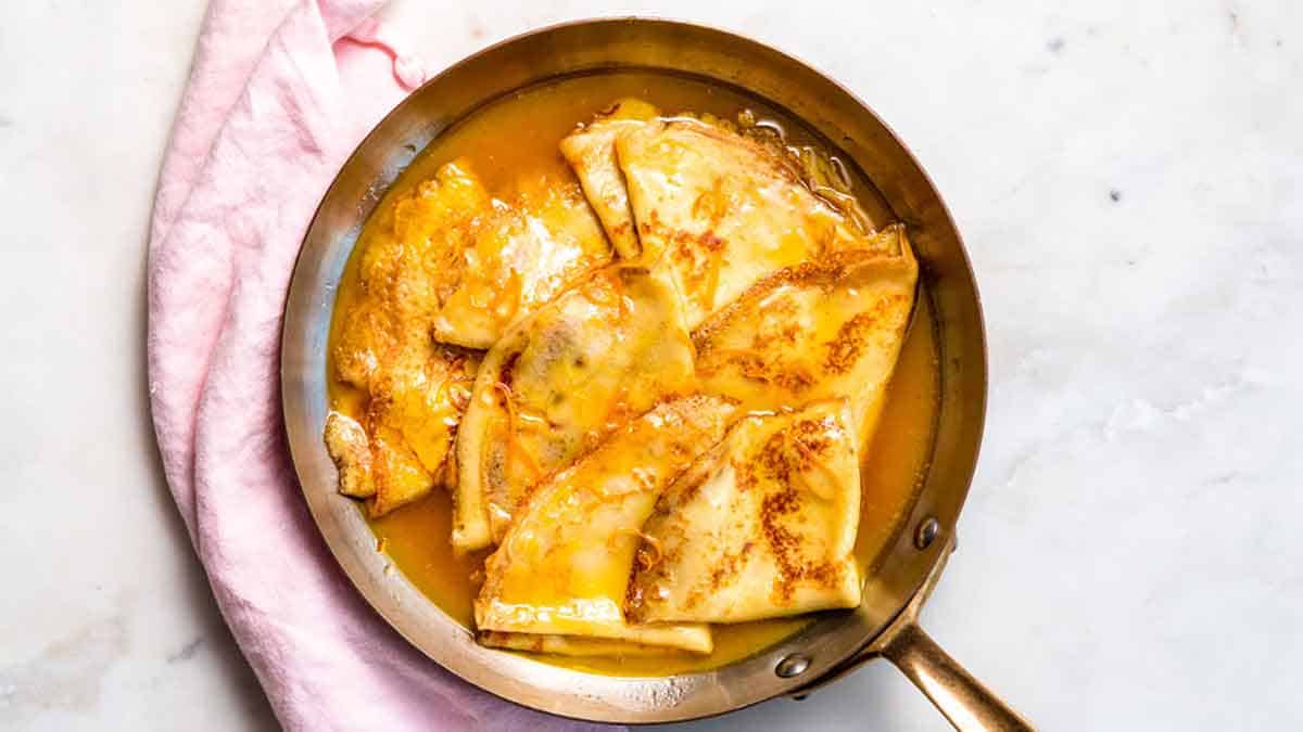 Recette crêpes Suzette