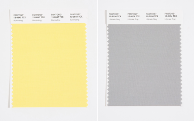 Les couleurs de l’année, selon Pantone