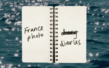 Un trajet, la vue et un carnet