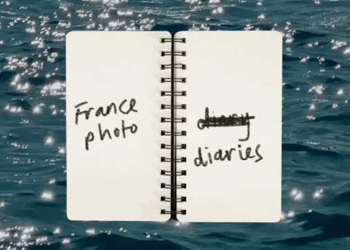 Un trajet, la vue et un carnet