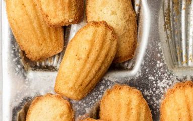 Les madeleines au miel de Joël Robuchon