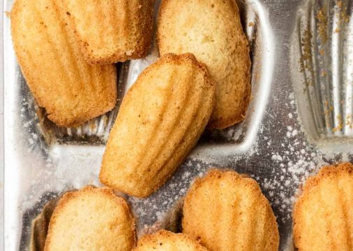 Les madeleines au miel de Joël Robuchon