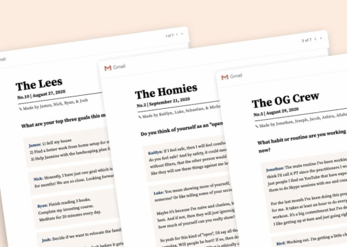 Letterloop réinvente le groupe familial WhatsApp 