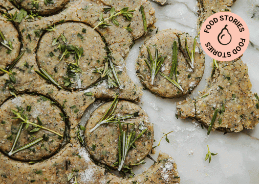 Les cookies herbes & parmesan