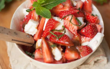 Fraises-mozza : LE combo sucré