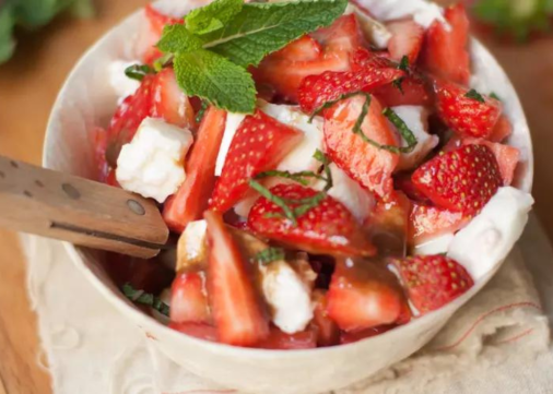 Fraises-mozza : LE combo sucré