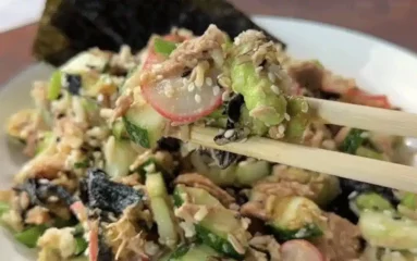 Salade façon sushis