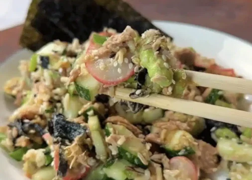 Salade façon sushis
